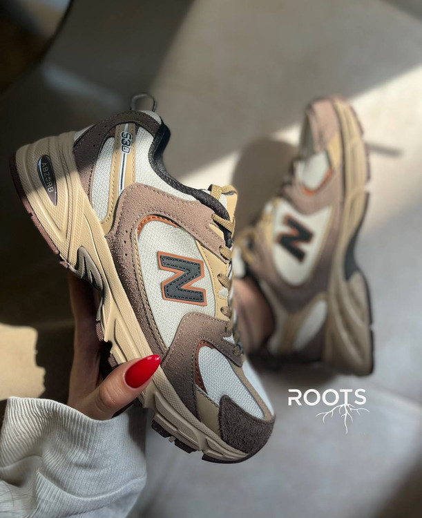 کتونی دخترانه نیوبالانس 530 قهوه ای