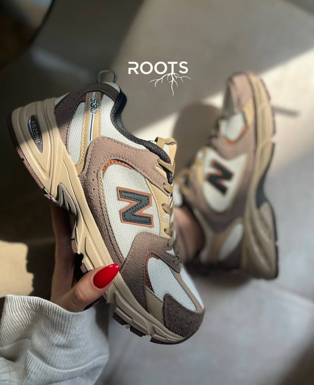 کتونی دخترانه نیوبالانس 530 قهوه ای