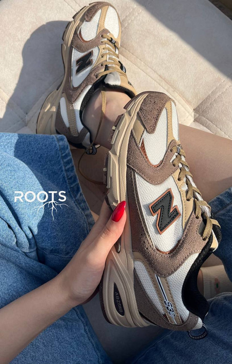 کتونی دخترانه نیوبالانس 530 قهوه ای