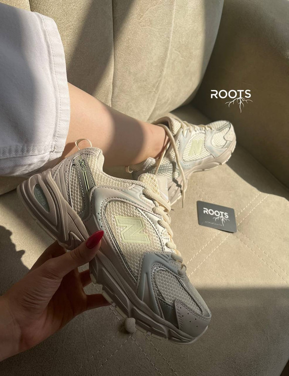 کتونی دخترانه نیوبالانس 530 سفیدلیمویی