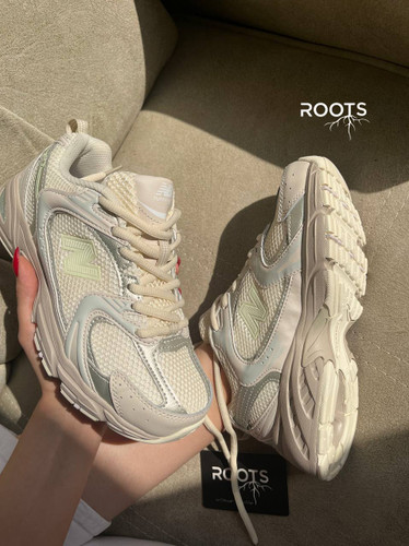 کتونی دخترانه نیوبالانس 530 سفیدلیمویی