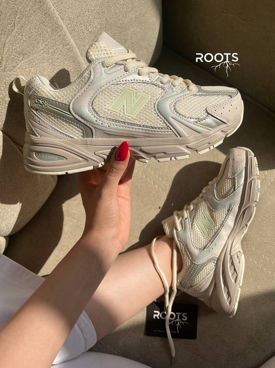 کتونی دخترانه نیوبالانس 530 سفیدلیمویی