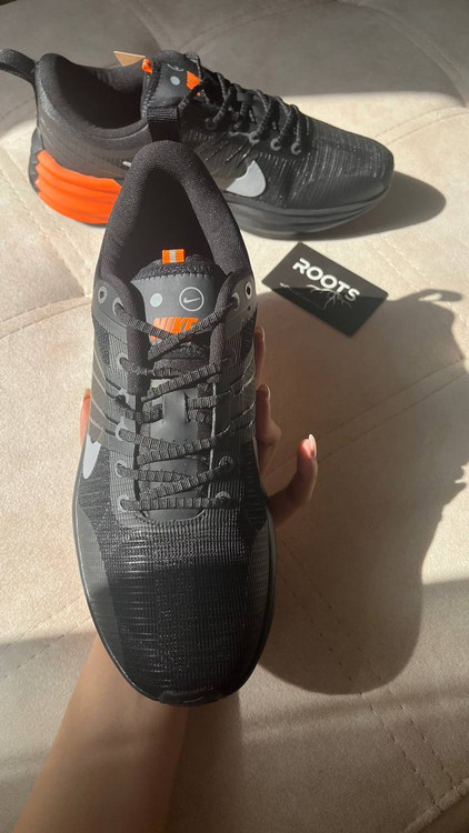 Nike lunar black and orange