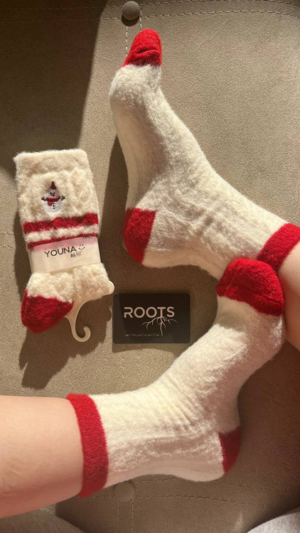 جوراب دخترانه پشمی خارجی فانتزی برند Youna