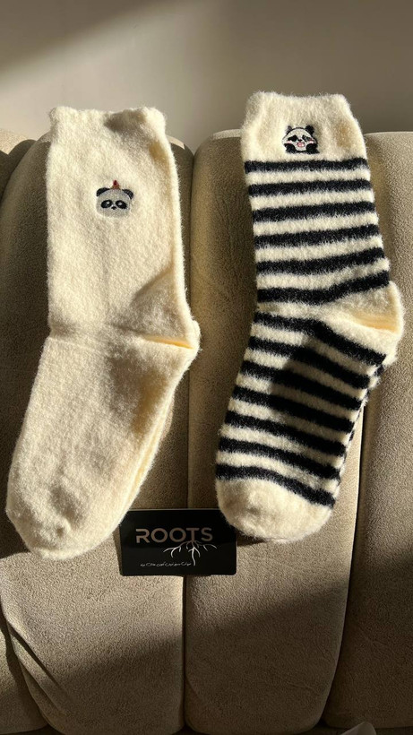 جوراب دخترانه پشمی پاندا Youna ساق بلند