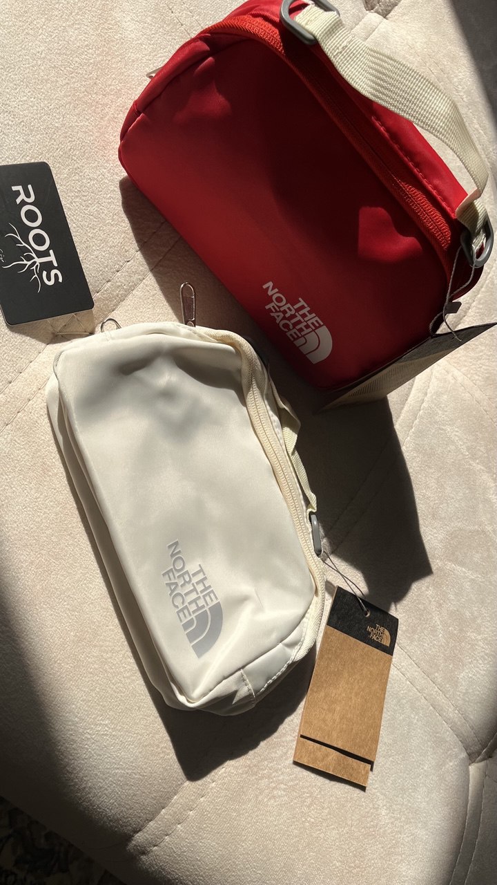 بادی بگ نورث فیس  قرمز وسفید دوشی