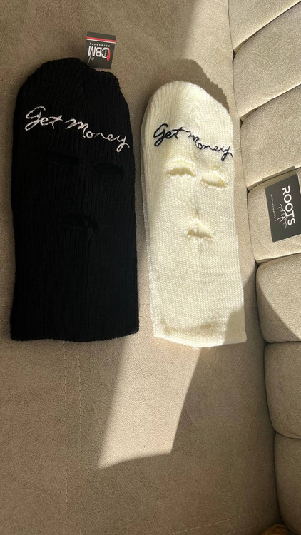 کلاه فیس ماسکی بافت گلدوزی شده وارداتی