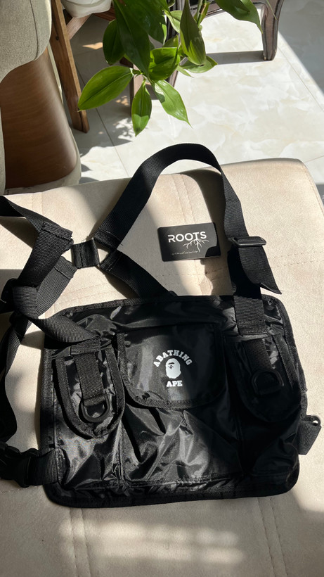 کیف چست بگ سینه ای تاکتیکال Trapstar مشکی اورجینال ارسال رایگان